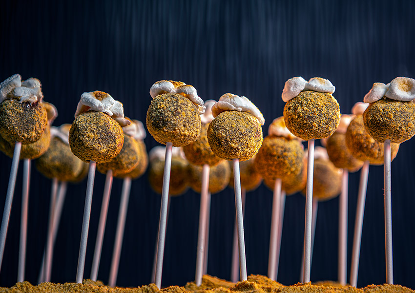 S’mores Truffle Pops